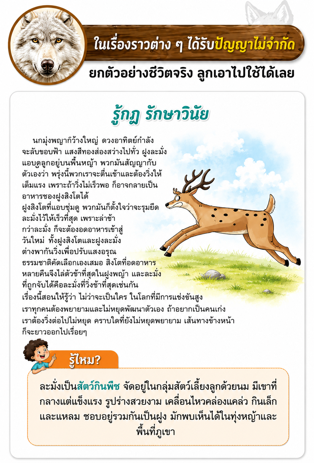 Trang minh hoạ: Biết thêm điều hay về con nai